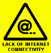 Lack of Internet Connectivity Warning
